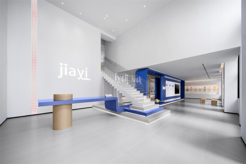 现代极简风JIAYI柔版企业展厅装修设计方案(图2)